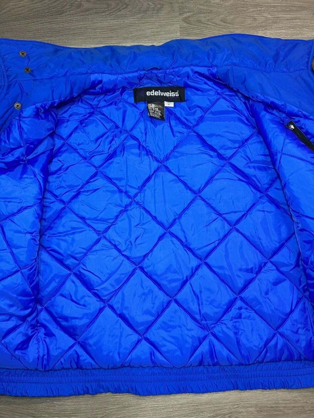 Vintage 1980s Edelweiss Colorblock Ski Jacket Men's XL - Picture 6 of 13